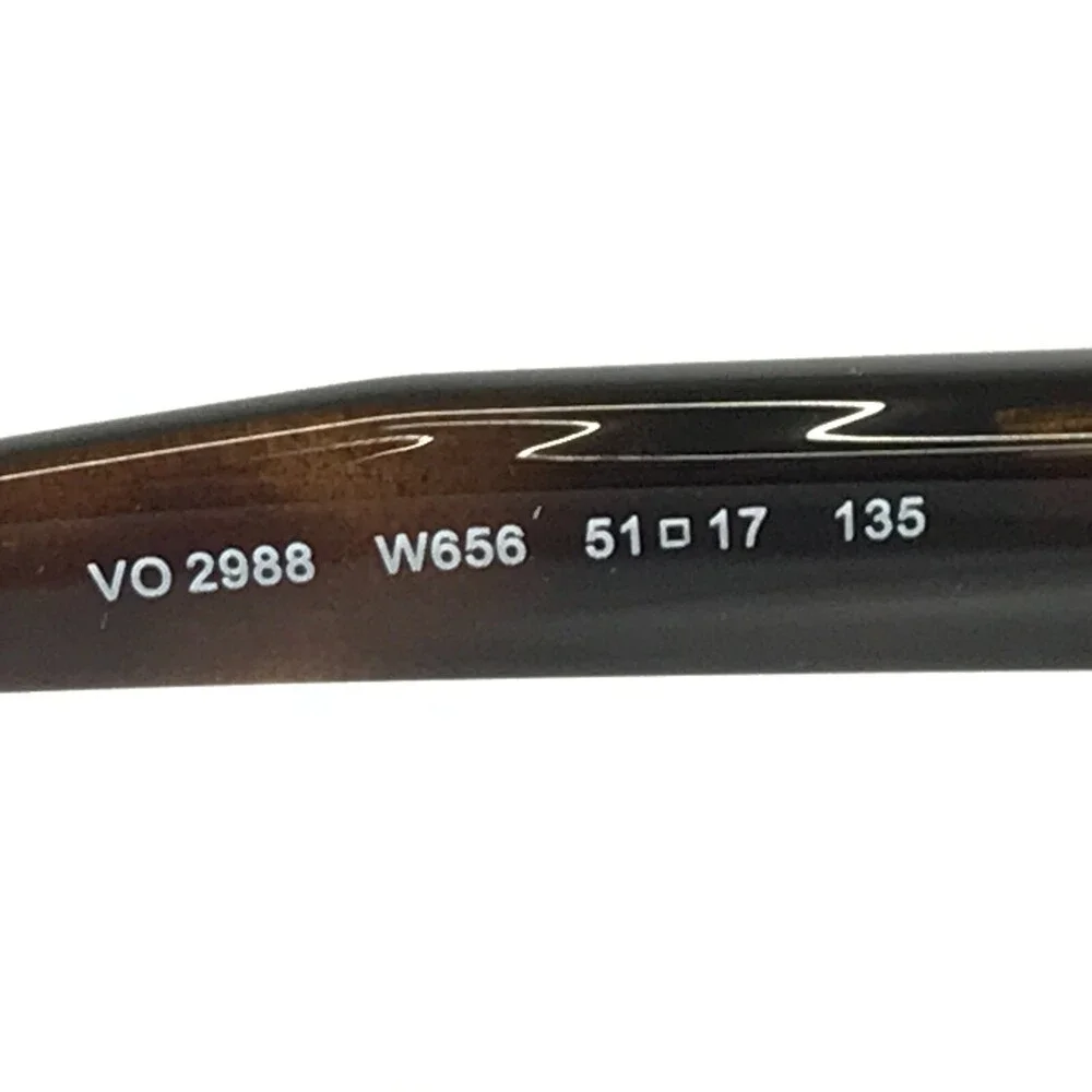 Vogue Eyeglasses Frames VO2988 W656 Brown Tortoise Round Adriana Lima 51-17-135